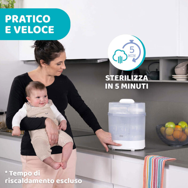 Sterilizzatore a vapore chicco bimbi viareggio