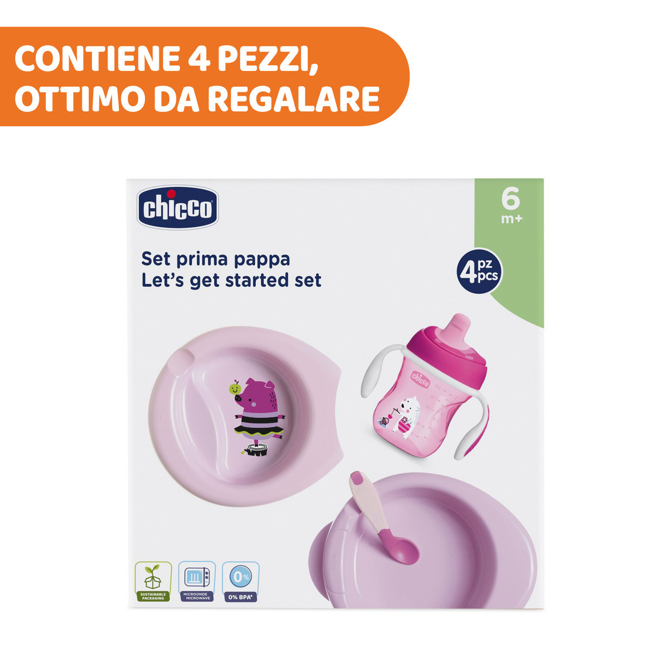 Set pappa 6M+ Chicco – Bimbi