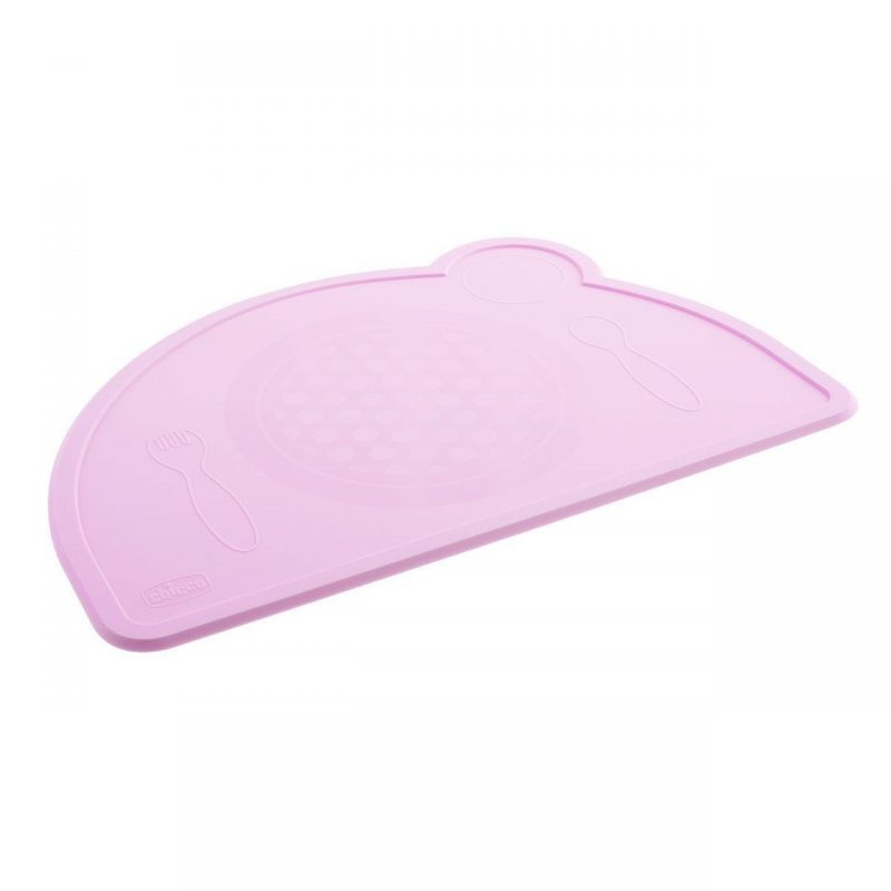 Tovaglietta silicone Chicco rosa