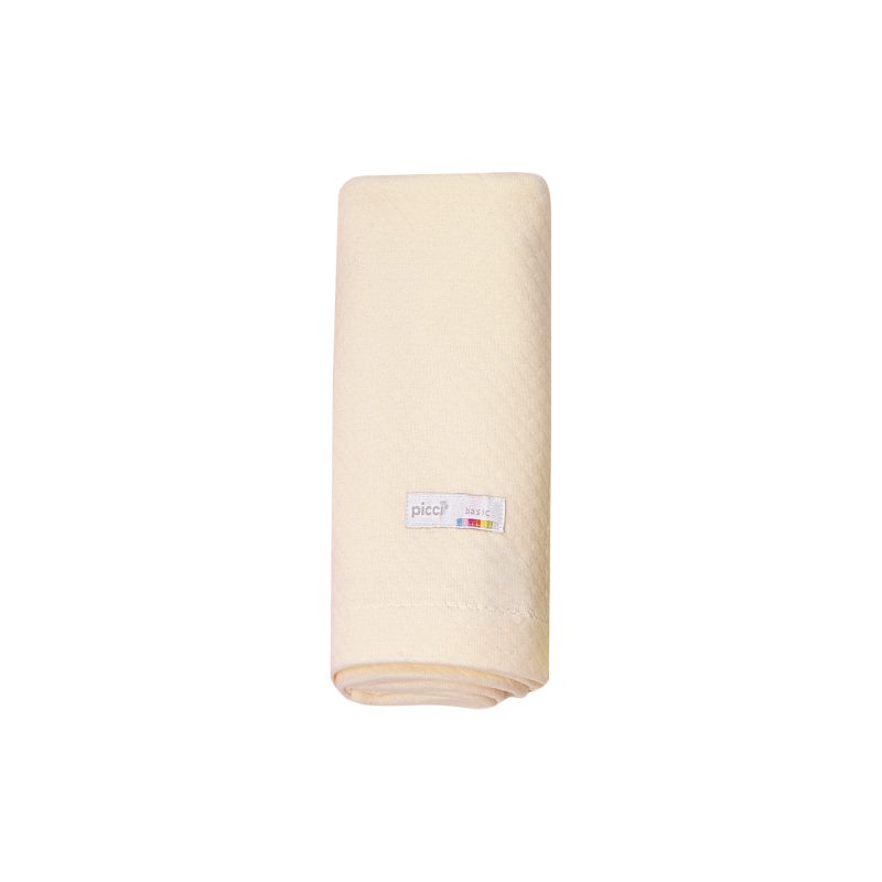 coperta rombetto mezzopeso per culla e carrozzina made in italy picci bimbi viareggio beige