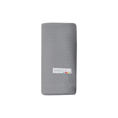 coperta rombetto mezzopeso per culla e carrozzina made in italy picci bimbi viareggio grigio