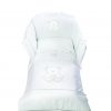 completo piumone paracolpi federa linea peluche italbaby bianco bimbi vireggio