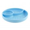 piatto silicone con ventosa rosa pappa chicco bimbi viareggio azzurro