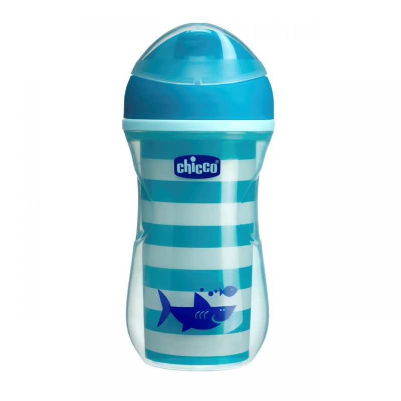 tazza active 14m+ Ideale per bere in modo naturale, anche in movimento chicco bimbi viareggio azzurro