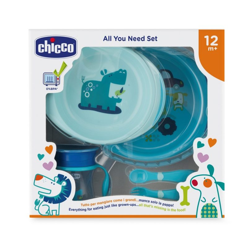 Set Pappa 12m+ Chicco bimbi viareggio azzurro