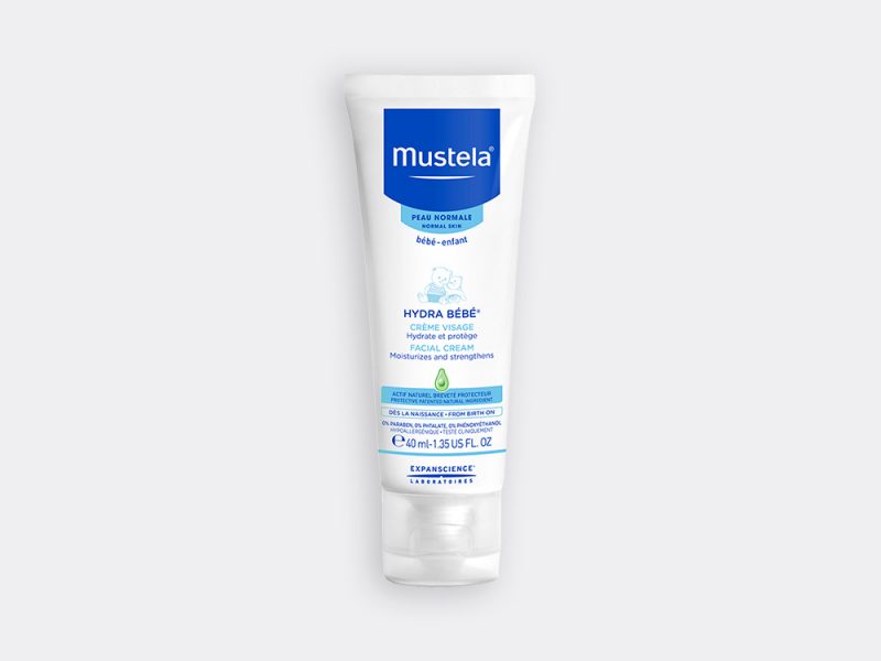 Hydra Bébé Crema Viso pelle normale 40ml mustela bimbi viareggio