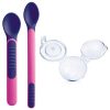 Cucchiaini con coperchio - posate per bambini rosa mAM BIMBI VIAREGGIO