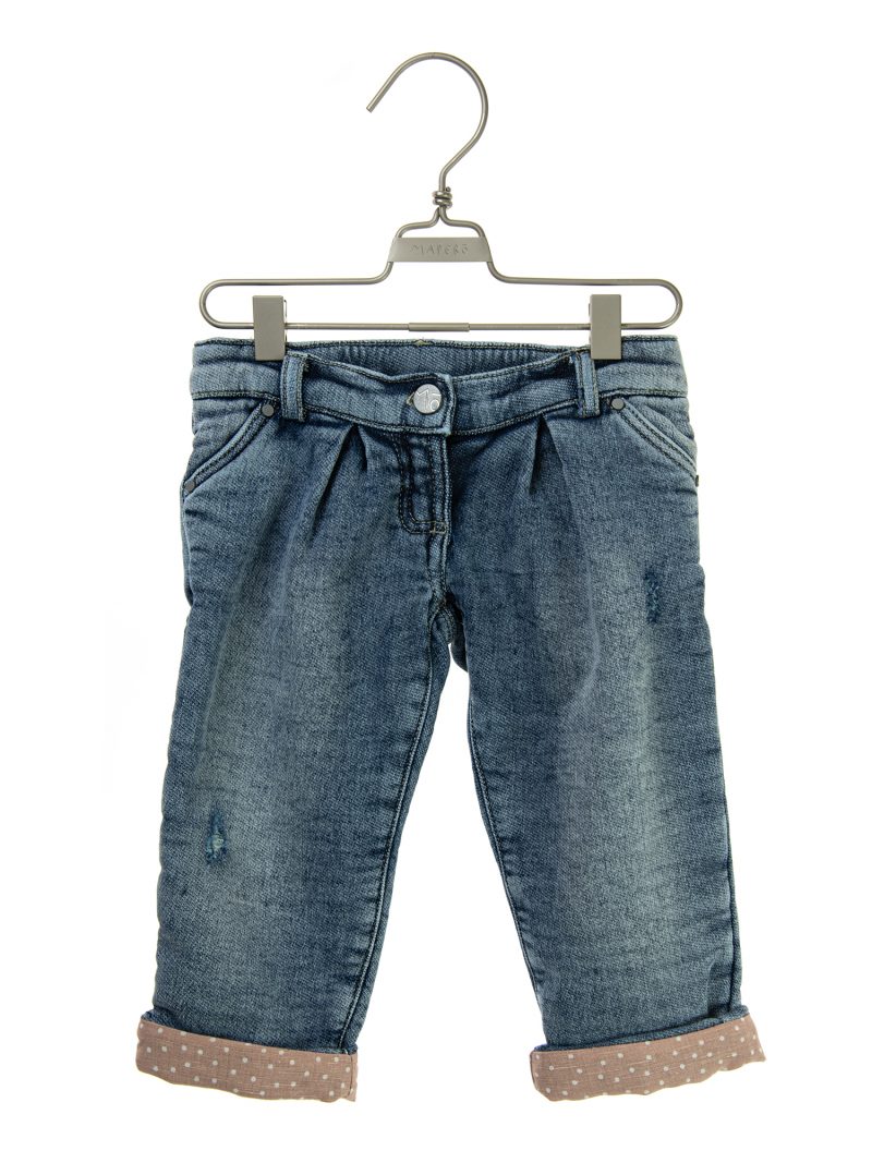 jeans morbido fit made in italy malva maperò bimbi viareggio