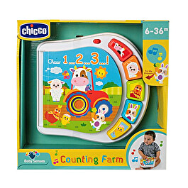 gioco conunting farm libro musicale chicco bimbi viareggio