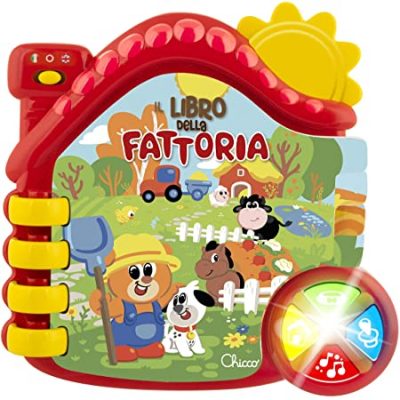 il libro della fattoria gioco educativo eletrronico bilingue inglese italiano chicco bimbi viareggio