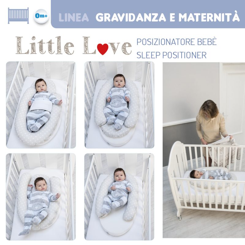 little love posizionatore neonato cosleeping riduttore italbaby bimbi viareggio-scheda