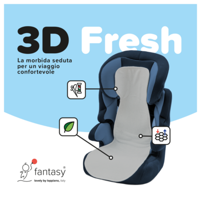 Materassino 3DFresh Seggiolino Auto Grup. 2/3 Fantasy