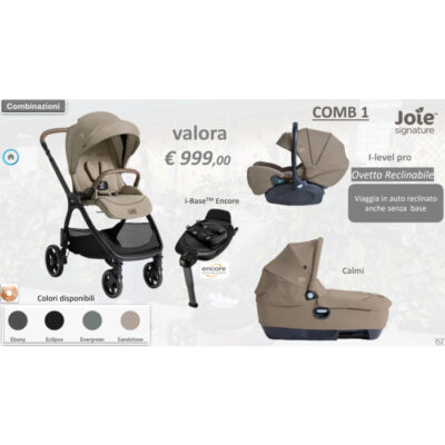 Trio Valora + Calmi™ R129 + i-Level™ Pro + i-Base™ Encore Joie